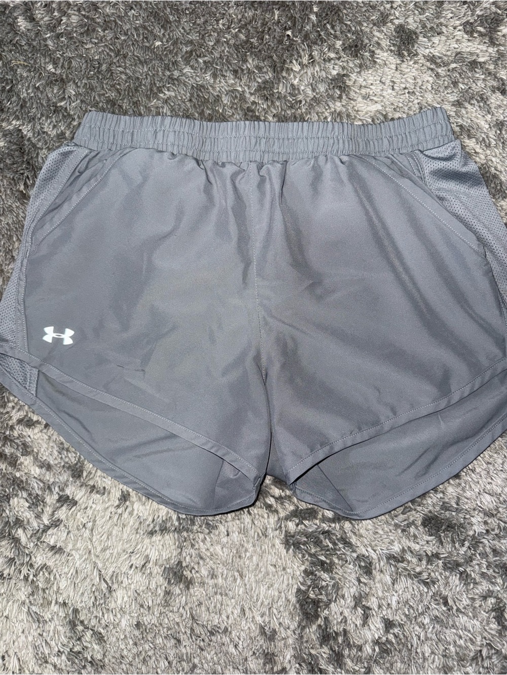 Under Armour Women's Gray Athletic Running Shorts